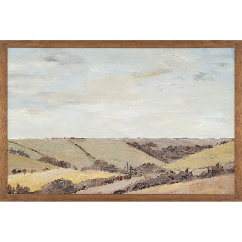 Valley Below Framed Print