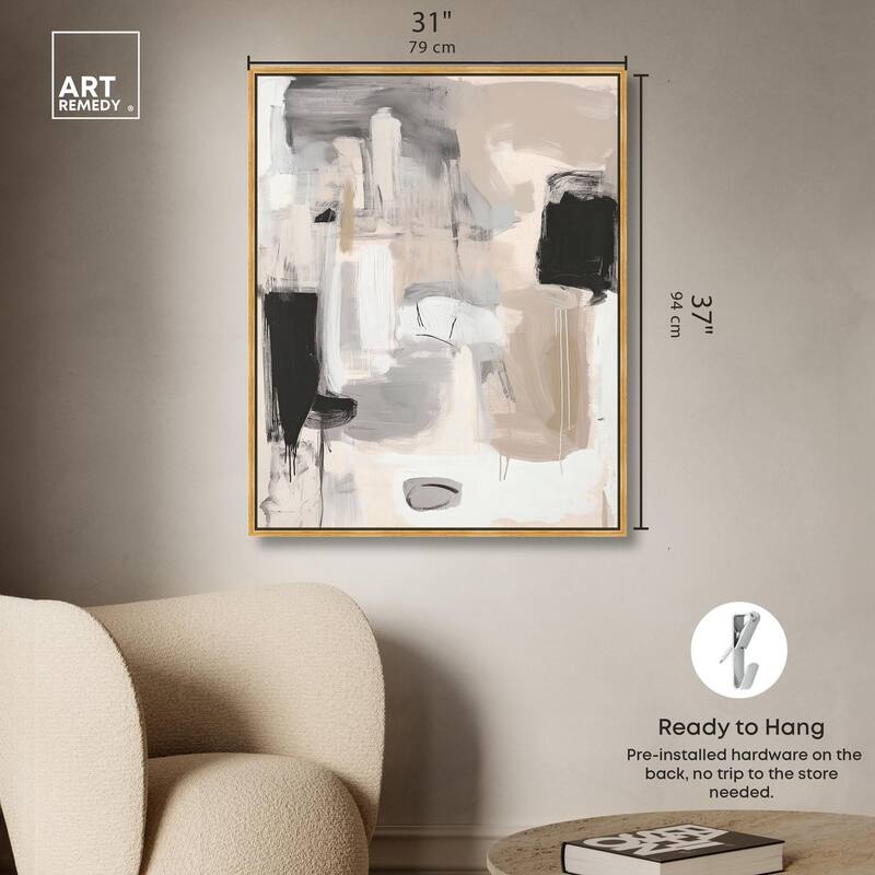Beauty of Beige II Canvas by Art Remedy
