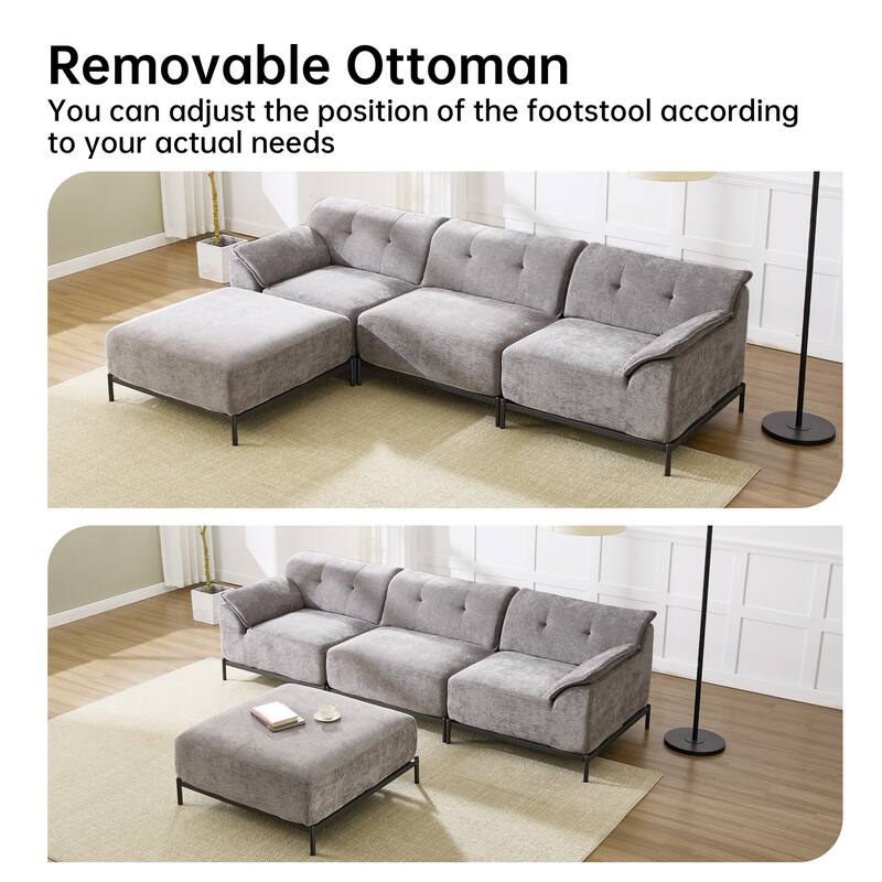 Upholstered Modular Sectional Sofa