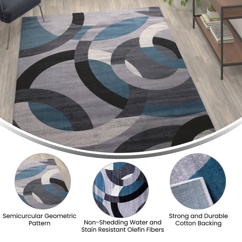 Modern Geometric Design Area Rug