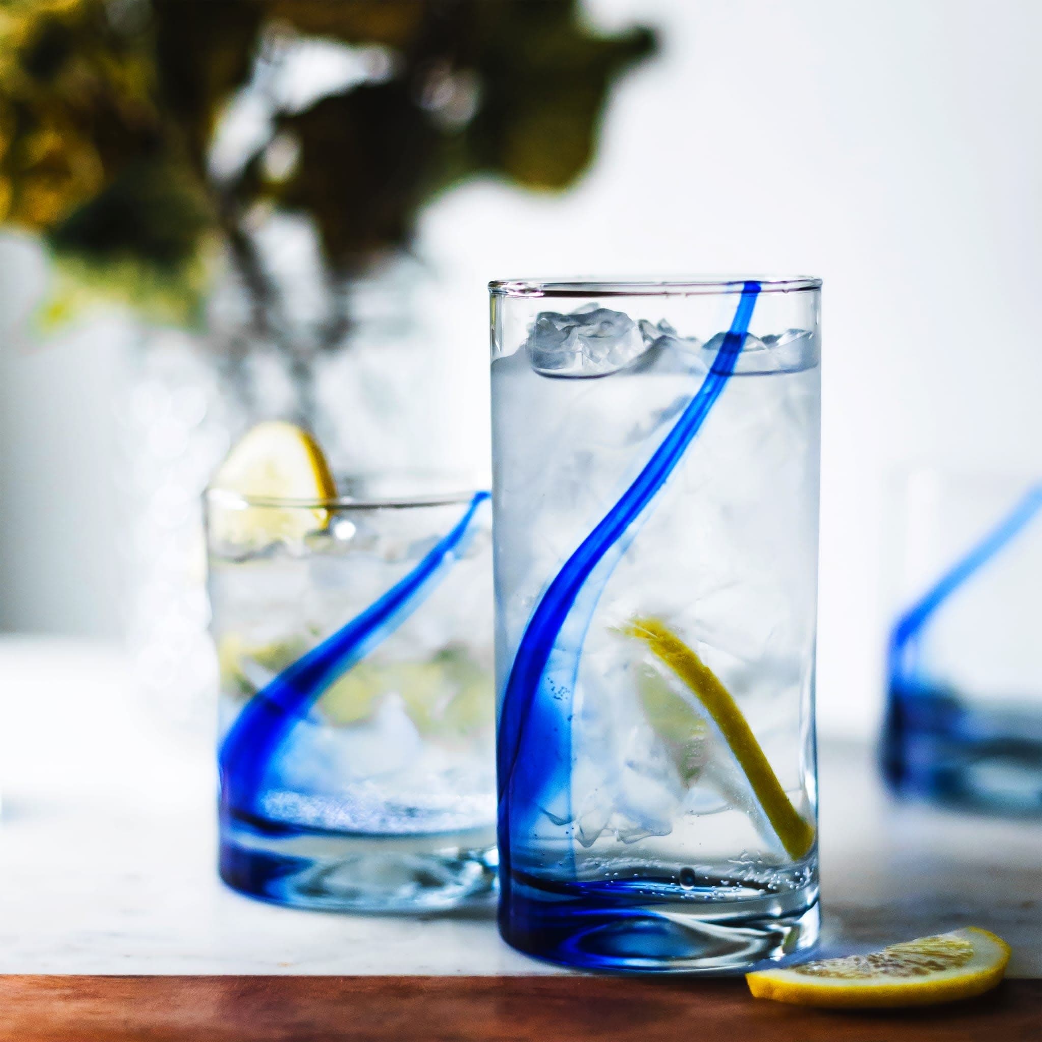 Libbey Blue Ribbon Impressions 8-Piece Tumbler and Rocks Glass Set - Set of 8