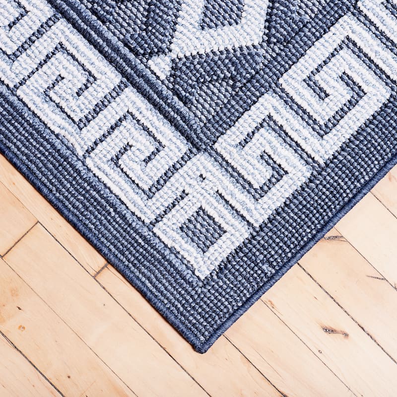 Terra by Obeetee Nimes Diamond Lattice Rug