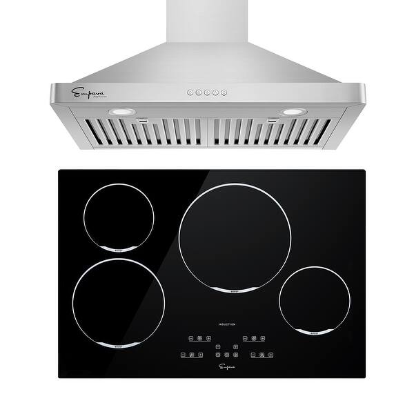 2 Piece Kitchen Appliances Packages Including 30" Induction Cooktop and