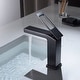 preview thumbnail 3 of 2, Oil Rubbered Bronze Bathroom Sink Faucet single handle with pop up overflow drain - 7'6" x 9'6"