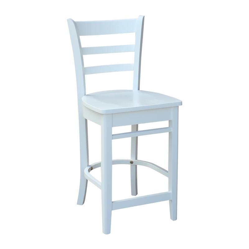 International Concepts Solid Wood Emily Dining Stool