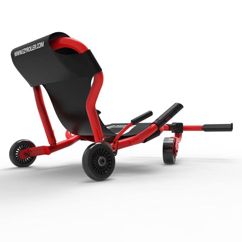 EzyRoller: Classic X Ride-On Scooter, 154lb Capacity, Kids Ages 4+ - Red