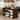 55-Inch Kitchen Island with Storage, Farmhouse 5-Tier Stationary Island Table with 5 Shelves