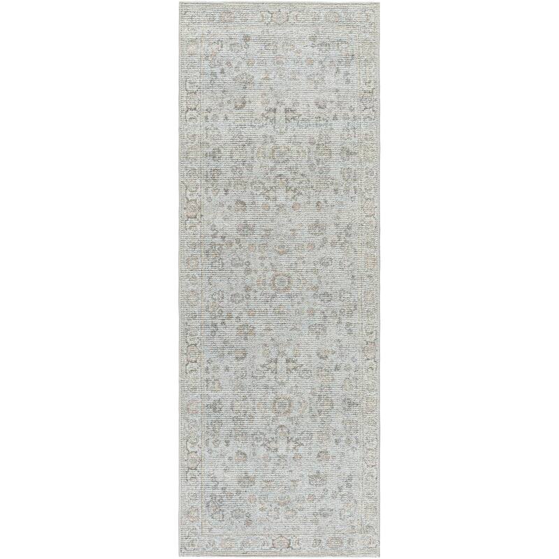 Our PNW Home x Livabliss Olympic Updated Traditional Area Rug - 2' 7" x 7' 3" - Light Blue - Runner