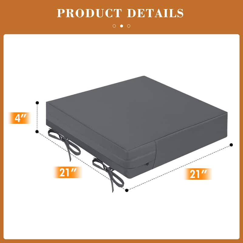 Outdoor Seat Waterproof Chair Cushion for Patio Furniture