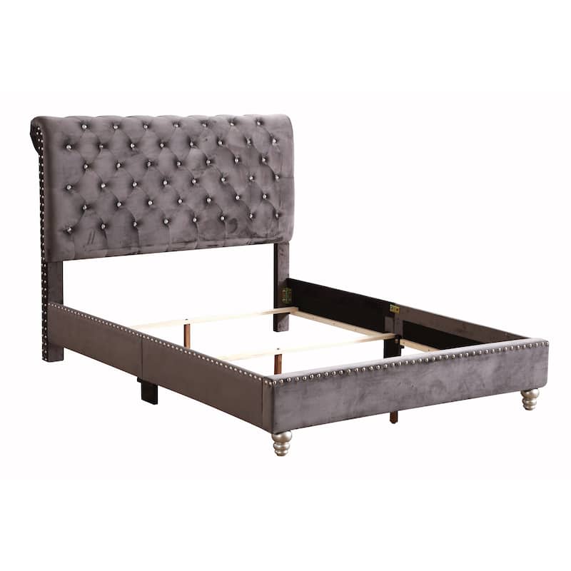 Glory Furniture Maxx Tufted Upholstered Bed