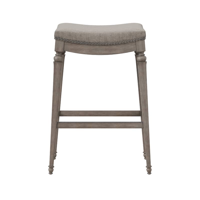 Hillsdale Furniture Vetrina Wood Backless Counter Height Stool - 21.5"W x 15.5"L x 27"H