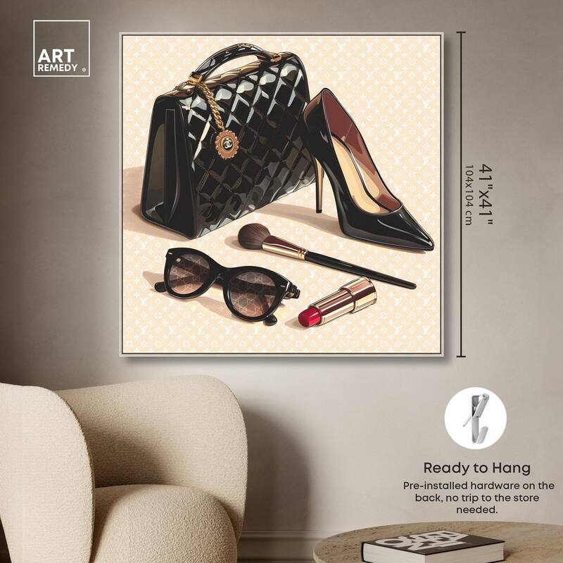 Simple Glam Collection Canvas by Art Remedy