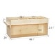 preview thumbnail 2 of 3, Contender 8 Section Top Sided Mobile Book Organizer with Side Easel, Toddlers Bookcase for Classroom, Montessori Shelf - 46.75"