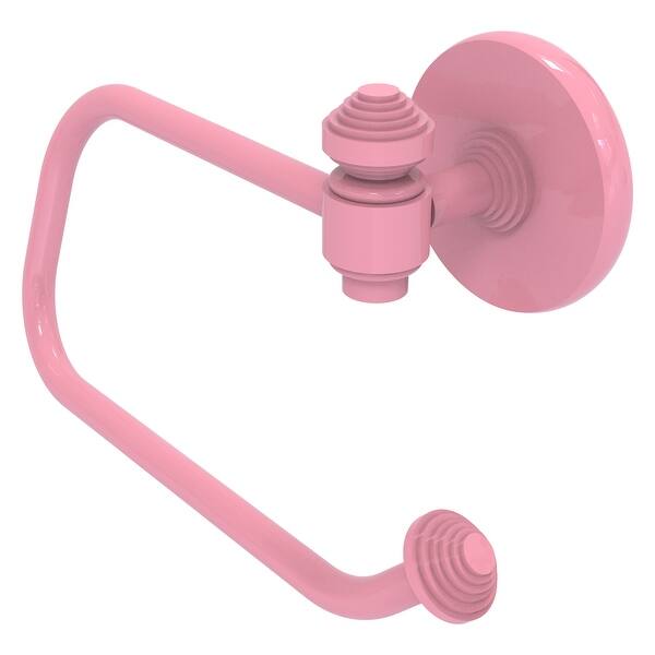 slide 2 of 2, Allied Brass Southbeach Collection European Style Toilet Tissue Holder Pink