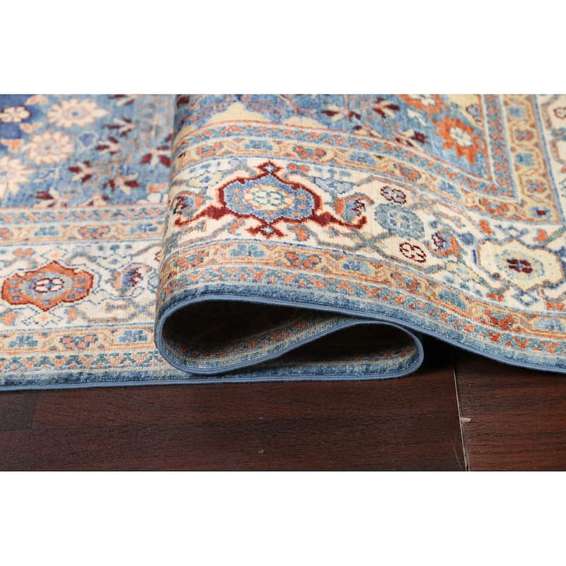 Vegetable Dye Floral Ziegler Traditional Area Rug Wool Hand-knotted - 5'11" x 8'11"