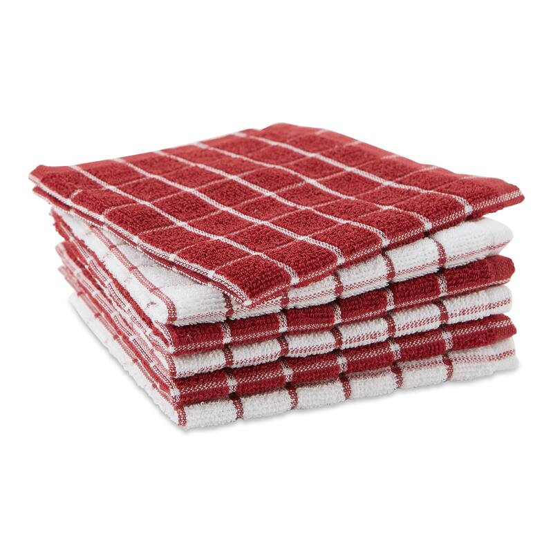 DII Artichoke Combo Windowpane Dishcloth (Set of 6)