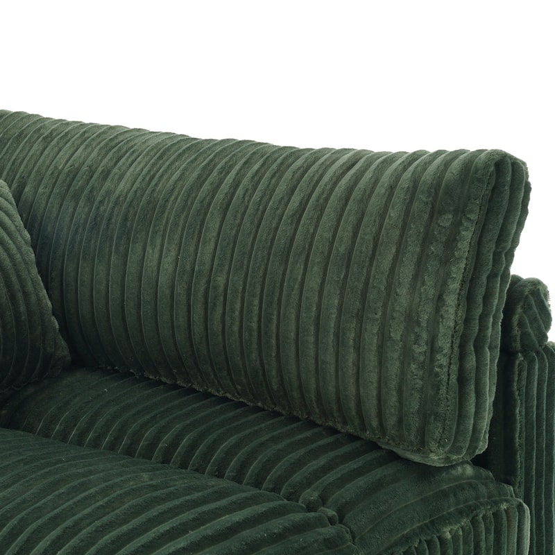 Cotton Flannel corner Sofa Armless Modular Sectional Sofa Seamless Combination