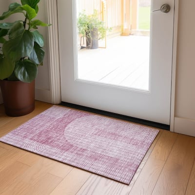 Machine Washable Indoor/ Outdoor Chantille Modern Deco Rug
