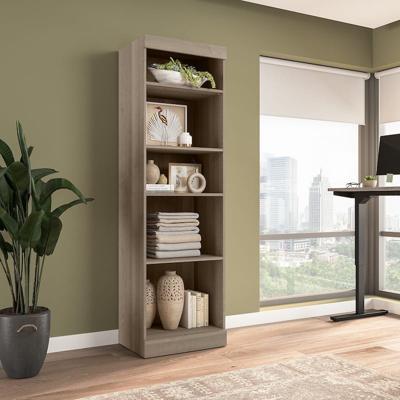 Pur 25W Closet Organizer, Tall Narrow Shelving Unit by Bestar