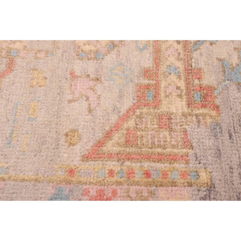 ECARPETGALLERY Hand-knotted Jules Serapi Light Grey Wool Rug - 8'1 x 9'9