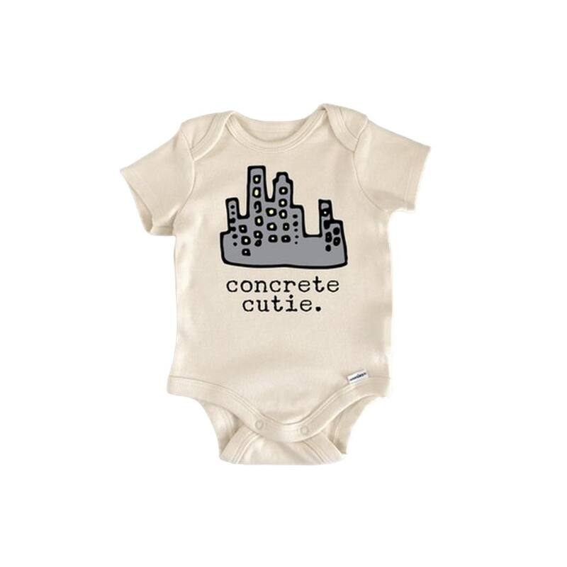City Metropolitan - Baby Boy Girl Clothes Infant Bodysuit Funny Cute