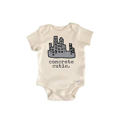 City Metropolitan - Baby Boy Girl Clothes Infant Bodysuit Funny Cute