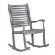 preview thumbnail 17 of 27, Middlebrook Surfside Acacia Wood Outdoor Rocking Chair