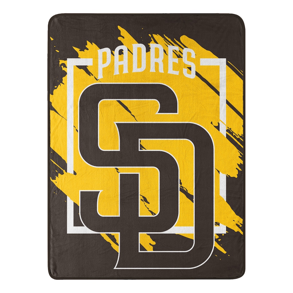 MLB San Diego Padres Dimensional Micro Raschel Throw Blanket