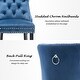 preview thumbnail 54 of 64, Contemporary Velvet Upholstered Counter Bar Stools Set of 4