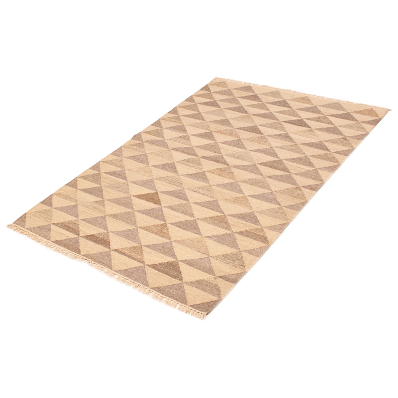 Ankara FW Cream Kilim 5'2" x 7'9" - 5'2 x 7'9