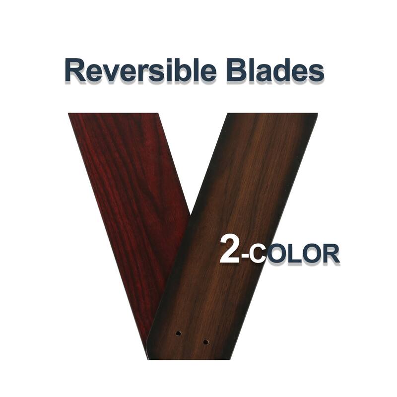 Belladepot 52" Modern Crystal Ceiling Fan with LED Light, Remote Control, Reversible