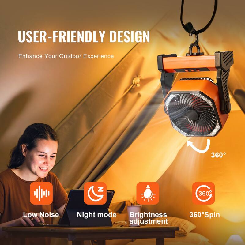 Fan USB Battery Operated Fans for Travel Bedroom Home Camping Office