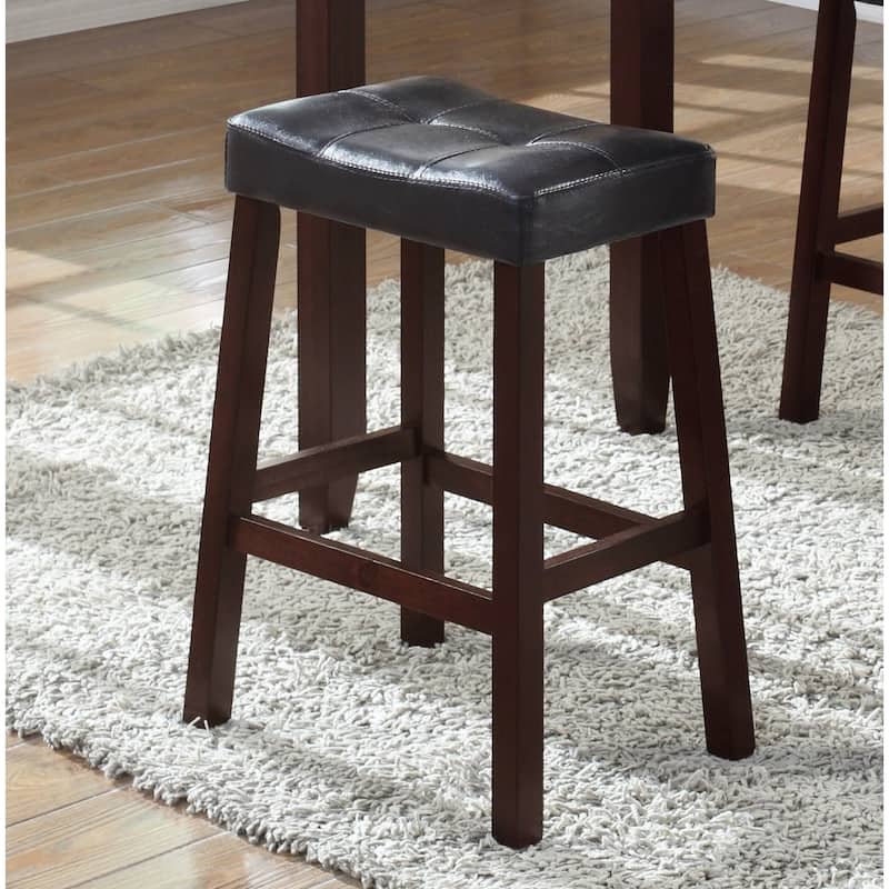 Set of 3 High Gloss Printed Marble Breakfast Table with Stools, Modern Kitchen Dining Table, Afternoon Tea Table