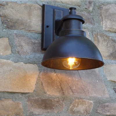 Marlet 1 Light Outdoor Wall Mounted Lighting In Oil Rubbed Bronze Finish Oil Rubbed Bronze Finish - Oil Rubbed Bronze