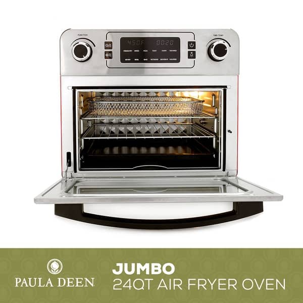 Paula Deen 24 Qt 1700 Watt Jumbo Party Size Air Fryer Oven Overstock 32043364 Paula deen 6.1 qt air fryer (mint) unhappy with your product? jumbo party size air fryer oven