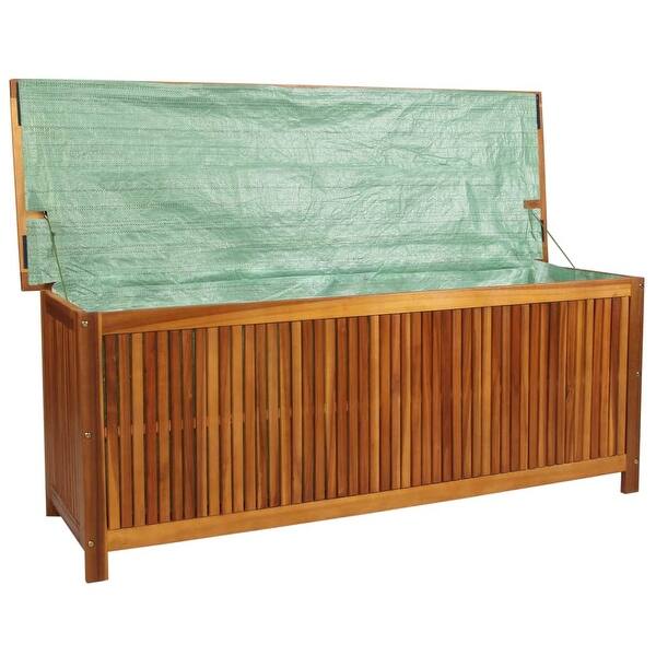 Vidaxl Solid Acacia Wood Outdoor Storage Box Xl 59 Vidaxl Solid Acacia Wood Outdoor Storage Box Xl 59