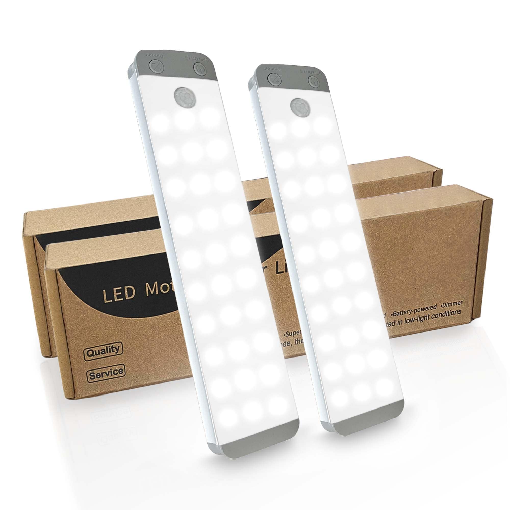 LEPOTEC 8Inch 30LED Cool Rechargeable Under Cabinet Light 2Set Silver Bed Bath Beyond 40297343