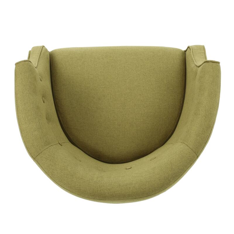 Modern Club Chair with Tufted Back