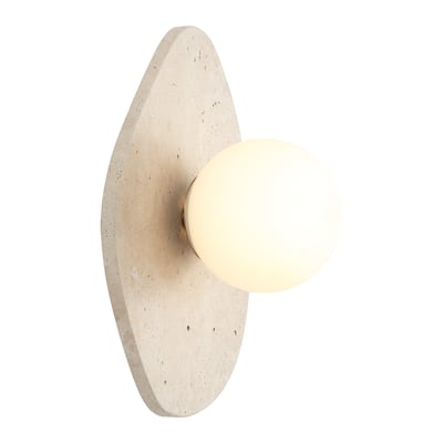 Tivoli Modern Minimalist 1-Light Ovoid LED Wall Sconce