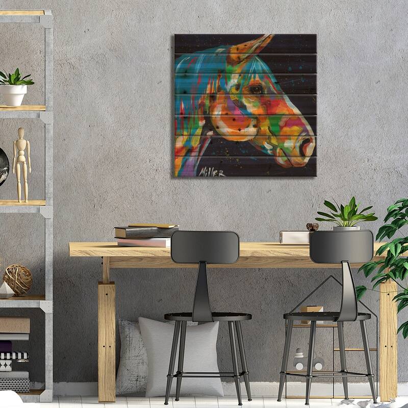 Peruvian Profile Print On Wood by Tracy Miller - Multi-Color