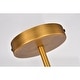 preview thumbnail 9 of 7, Eziz Gold 4-light Chandelier