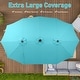 preview thumbnail 6 of 62, 15ft Patio Umbrella Outdoor Market Umbrella with Base and LED Lights