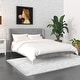 preview thumbnail 8 of 10, The Novogratz Holly Upholstered Wingback Platform Bed