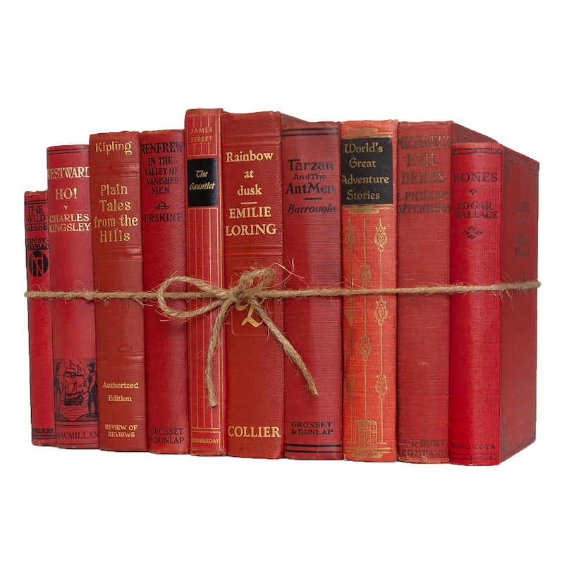 Books Red Decorative Accessories: Vintage Orchard ColorPak