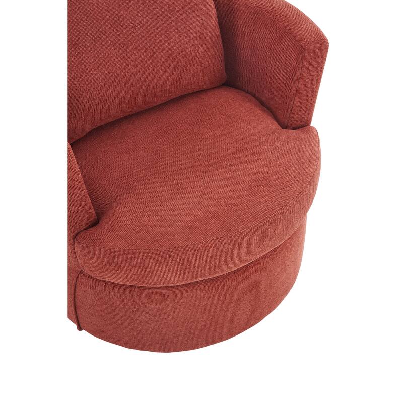 29.5" Polyester Swivel Arm Chair