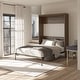 preview thumbnail 11 of 33, Signature Sleep Paramount Queen Murphy Bed, Black Oak Walnut