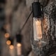 preview thumbnail 2 of 3, LUMINITES Solar Powered LED Patio Bulb String Lights - 2 Pack - 2 Pack