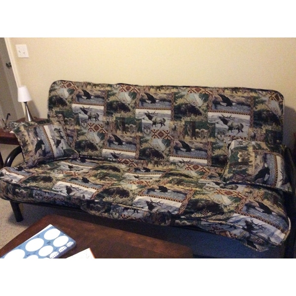 Top Product Reviews For Blazing Needles 3 Piece Full Size Tapestry Futon Cover Set 8699427 Overstock