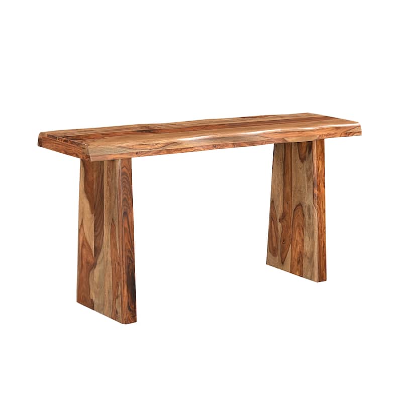 Avenue Live Edge Wood Console Table