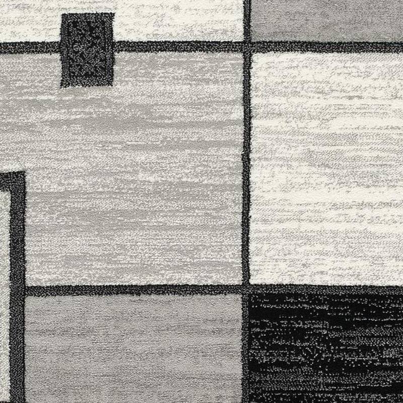 HomeRoots Geometric Modern Runner Area Rug